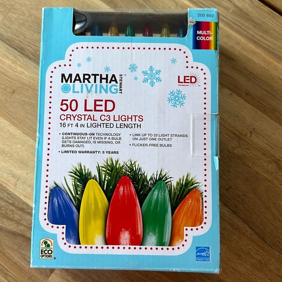 MARTHA STEWART ⭐️ 50 led string lights - Picture 2 of 4